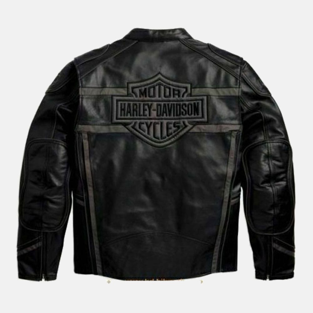 Harley Davidson Men’s Luminator 360 Black Leather Jacket
